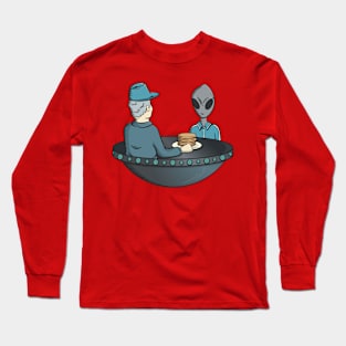 Our Strange Skies Joe Simonton's Space Pancake Bar Long Sleeve T-Shirt